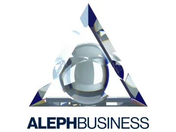 The logo of Aleph Business