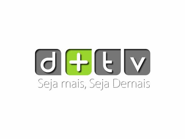 The logo of D Plus TV