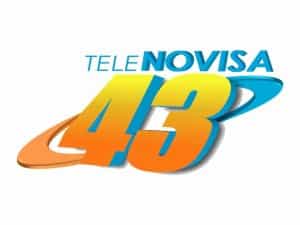 The logo of Telenovisa 43