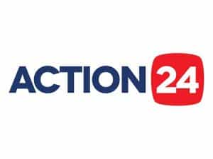 The logo of Action 24