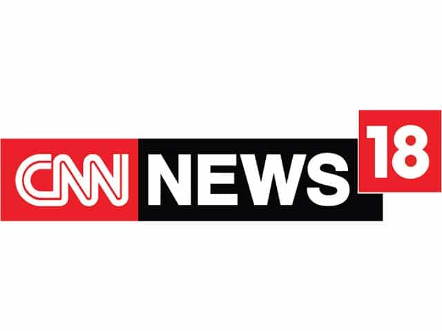 The logo of CNN News18