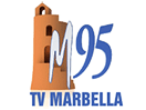 The logo of M95 TV