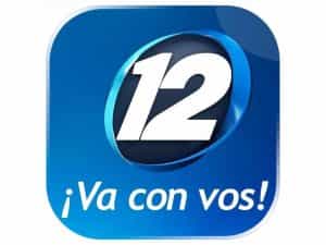 The logo of Canal 12