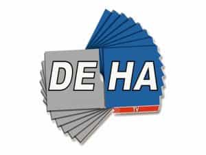 The logo of Deha TV