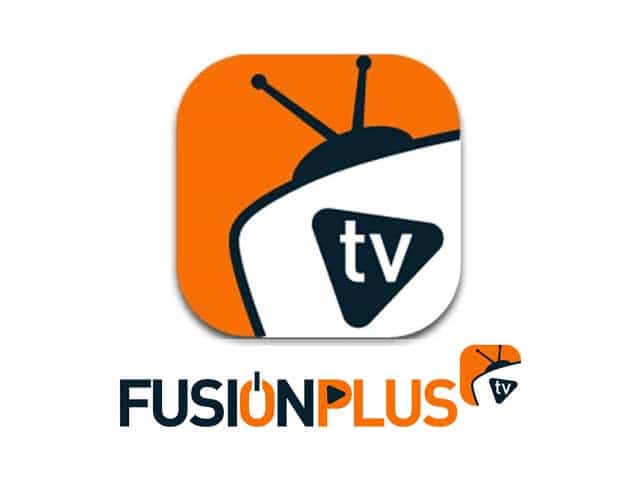 The logo of Fusion Plus TV