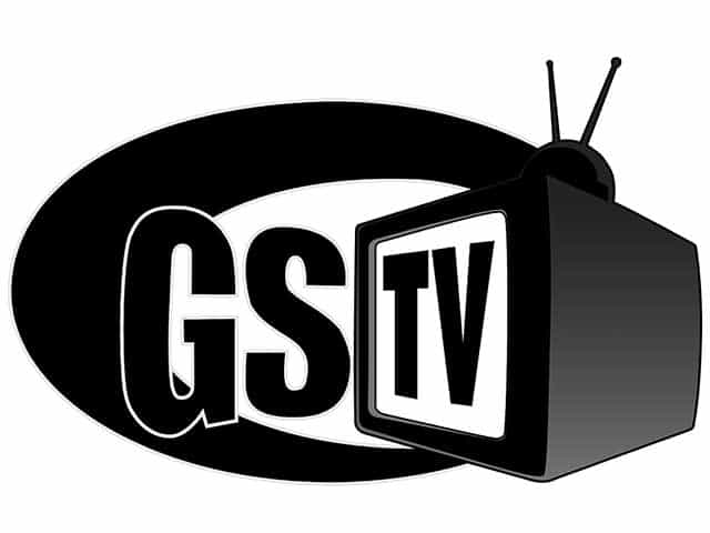 The logo of Georgia State University TV